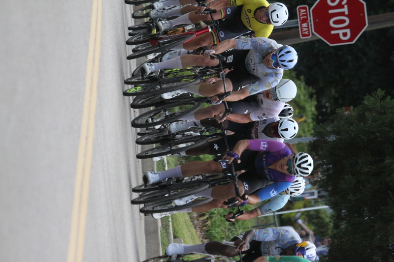 Tour de Florissant 2025 G -LXIX.jpg :: Tour de Florissant 2025/Gateway Cup 2025 - Men's Pro Cycling CAT I - September 1st 2025 - Tour de Florissant - New course for 2025! The fourth and final leg of the Gateway Cup gets underway in Historic Old Town Florissant in St. Louis County. This technical course races through one of St. Louis' most nostalgic locales. Note - the course has been shifted to a flat finish in front of Historic City Hall, one mild climb, 6 turns. (Gateway Cup website) In mass start cycling races, the winner is determined by the first rider to cross the finish line. However, the race format can vary, and some events may have additional criteria or rules that can influence the winner. For example, in points races, the rider with the most points at the end of the race wins, and in sprint events, the winner is determined by the third rider to cross the finish line after a series of sprints. (Wikipedia) USA Cycling