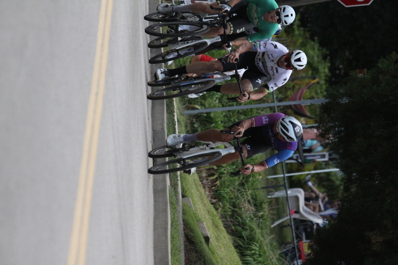 Tour de Florissant 2025 G -LXV.jpg :: Tour de Florissant 2025/Gateway Cup 2025 - Men's Pro Cycling CAT I - September 1st 2025 - Tour de Florissant - New course for 2025! The fourth and final leg of the Gateway Cup gets underway in Historic Old Town Florissant in St. Louis County. This technical course races through one of St. Louis' most nostalgic locales. Note - the course has been shifted to a flat finish in front of Historic City Hall, one mild climb, 6 turns. (Gateway Cup website) In mass start cycling races, the winner is determined by the first rider to cross the finish line. However, the race format can vary, and some events may have additional criteria or rules that can influence the winner. For example, in points races, the rider with the most points at the end of the race wins, and in sprint events, the winner is determined by the third rider to cross the finish line after a series of sprints. (Wikipedia) USA Cycling