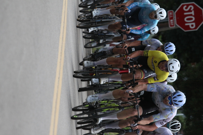 Tour de Florissant 2025 G -LXXII.jpg :: Tour de Florissant 2025/Gateway Cup 2025 - Men's Pro Cycling CAT I - September 1st 2025 - Tour de Florissant - New course for 2025! The fourth and final leg of the Gateway Cup gets underway in Historic Old Town Florissant in St. Louis County. This technical course races through one of St. Louis' most nostalgic locales. Note - the course has been shifted to a flat finish in front of Historic City Hall, one mild climb, 6 turns. (Gateway Cup website) In mass start cycling races, the winner is determined by the first rider to cross the finish line. However, the race format can vary, and some events may have additional criteria or rules that can influence the winner. For example, in points races, the rider with the most points at the end of the race wins, and in sprint events, the winner is determined by the third rider to cross the finish line after a series of sprints. (Wikipedia) USA Cycling