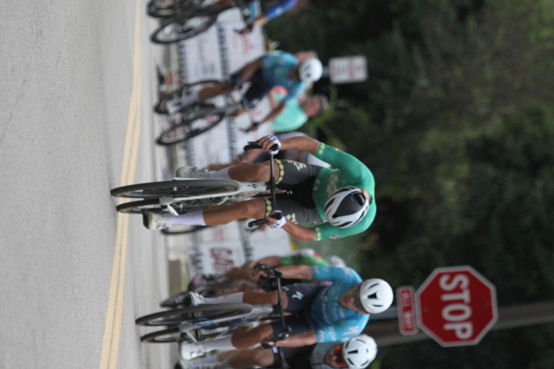 Tour de Florissant 2025 G -LXXIX.jpg :: Tour de Florissant 2025/Gateway Cup 2025 - Men's Pro Cycling CAT I - September 1st 2025 - Tour de Florissant - New course for 2025! The fourth and final leg of the Gateway Cup gets underway in Historic Old Town Florissant in St. Louis County. This technical course races through one of St. Louis' most nostalgic locales. Note - the course has been shifted to a flat finish in front of Historic City Hall, one mild climb, 6 turns. (Gateway Cup website) In mass start cycling races, the winner is determined by the first rider to cross the finish line. However, the race format can vary, and some events may have additional criteria or rules that can influence the winner. For example, in points races, the rider with the most points at the end of the race wins, and in sprint events, the winner is determined by the third rider to cross the finish line after a series of sprints. (Wikipedia) USA Cycling