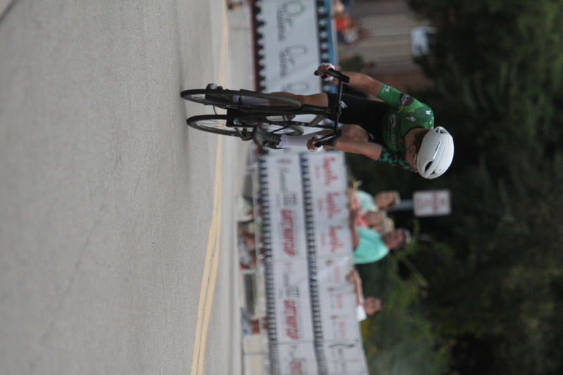 Tour de Florissant 2025 G -LXXV.jpg :: Tour de Florissant 2025/Gateway Cup 2025 - Men's Pro Cycling CAT I - September 1st 2025 - Tour de Florissant - New course for 2025! The fourth and final leg of the Gateway Cup gets underway in Historic Old Town Florissant in St. Louis County. This technical course races through one of St. Louis' most nostalgic locales. Note - the course has been shifted to a flat finish in front of Historic City Hall, one mild climb, 6 turns. (Gateway Cup website) In mass start cycling races, the winner is determined by the first rider to cross the finish line. However, the race format can vary, and some events may have additional criteria or rules that can influence the winner. For example, in points races, the rider with the most points at the end of the race wins, and in sprint events, the winner is determined by the third rider to cross the finish line after a series of sprints. (Wikipedia) USA Cycling