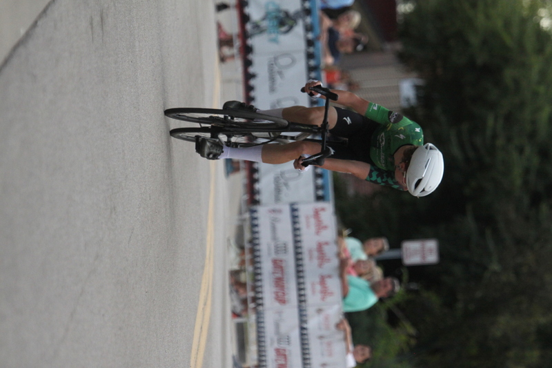 Tour de Florissant 2025 G -LXXVI.jpg :: Tour de Florissant 2025/Gateway Cup 2025 - Men's Pro Cycling CAT I - September 1st 2025 - Tour de Florissant - New course for 2025! The fourth and final leg of the Gateway Cup gets underway in Historic Old Town Florissant in St. Louis County. This technical course races through one of St. Louis' most nostalgic locales. Note - the course has been shifted to a flat finish in front of Historic City Hall, one mild climb, 6 turns. (Gateway Cup website) In mass start cycling races, the winner is determined by the first rider to cross the finish line. However, the race format can vary, and some events may have additional criteria or rules that can influence the winner. For example, in points races, the rider with the most points at the end of the race wins, and in sprint events, the winner is determined by the third rider to cross the finish line after a series of sprints. (Wikipedia) USA Cycling