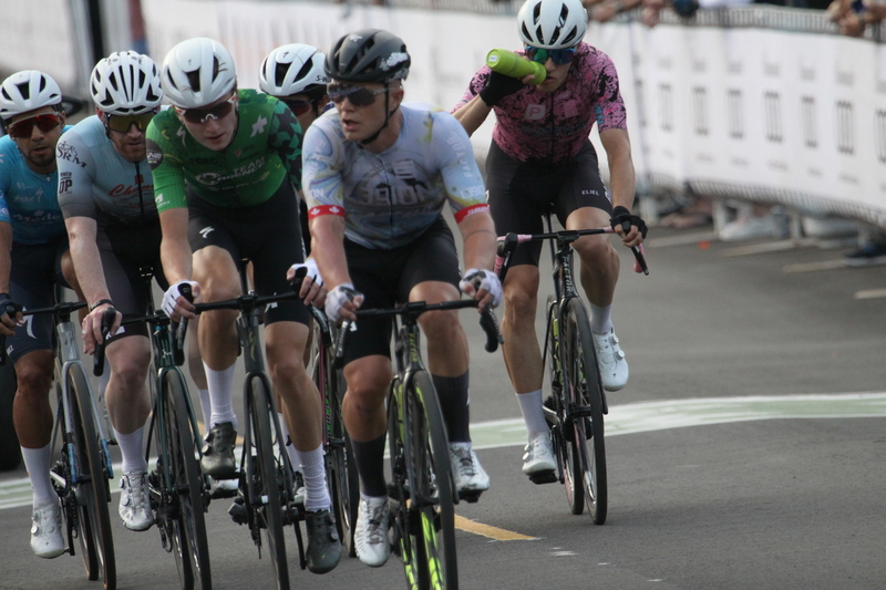 Tour de Florissant 2025 H -LXIV.jpg :: Tour de Florissant 2025 - Gateway Cup 2025 - Men's Pro CAT 1 - 70 Minutes of Racing - 150 rider field - Tour de Florissant - New course for 2025! The fourth and final leg of the Gateway Cup gets underway in Historic Old Town Florissant in St. Louis County. This course races through one of St. Louis' most nostalgic locales. Note - the course has been shifted to a flat finish in front of Historic City Hall, one mild climb, 6 turns. USA Cycling, Men's Pro Cycling, In mass start cycling races, the winner is determined by the first rider to cross the finish line. However, the race format can vary, and some events may have additional criteria or rules that can influence the winner. For example, in points races, the rider with the most points at the end of the race wins, and in sprint events, the winner is determined by the third rider to cross the finish line after a series of sprints.   