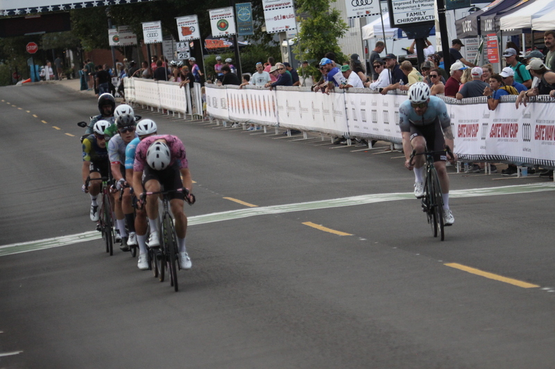 Tour de Florissant 2025 H -XII.jpg :: Tour de Florissant 2025 Men's Pro CAT 1, 70 minutes of racing, 150 rider field, September 1 2025, Tour de Florissant - New course for 2025! The fourth and final leg of the Gateway Cup gets underway in Historic Old Town Florissant in St. Louis County. This technical course races through one of St. Louis' most nostalgic locales. Note - the course has been shifted to a flat finish in front of Historic City Hall, one mild climb, 6 turns. Men's Cycling, USA Cycling, Gateway Cup 2025 