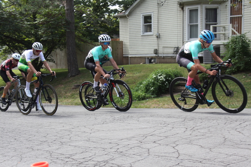 Tour de Florissant 2025 LXXXIX.jpg :: Tour de Florissant 2025/Gateway Cup 2025 - Junior A (13-14, 15-16, 17-18), 25 minutes of racing, a field of 50 - Tour de Florissant - New course for 2025! The fourth and final leg of the Gateway Cup gets underway in Historic Old Town Florissant in St. Louis County. This technical course races through one of St. Louis' most nostalgic locales. - Category 4 (CAT 4) After gaining some experience, riders can upgrade to CAT 4, where races are longer and more competitive.