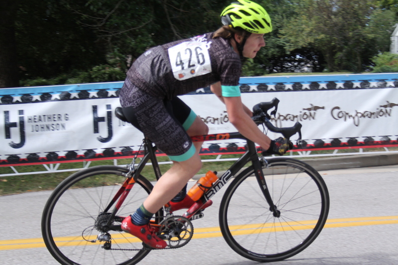 Tour de Florissant 2025 LXXXVIII.jpg :: Tour de Florissant 2025/Gateway Cup 2025 - Junior A (13-14, 15-16, 17-18), 25 minutes of racing, a field of 50 - Tour de Florissant - New course for 2025! The fourth and final leg of the Gateway Cup gets underway in Historic Old Town Florissant in St. Louis County. This technical course races through one of St. Louis' most nostalgic locales. - Category 4 (CAT 4) After gaining some experience, riders can upgrade to CAT 4, where races are longer and more competitive.