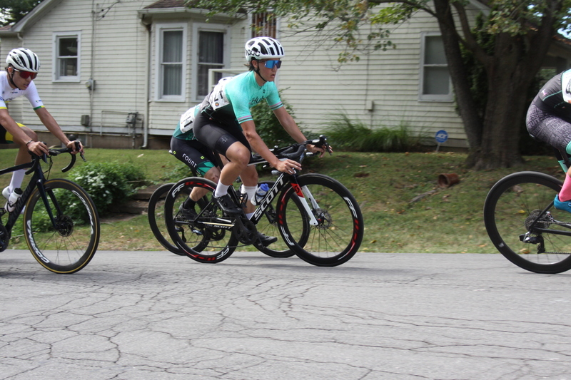 Tour de Florissant 2025 LXXXXI.jpg :: Tour de Florissant 2025/Gateway Cup 2025 - Junior A (13-14, 15-16, 17-18), 25 minutes of racing, a field of 50 - Tour de Florissant - New course for 2025! The fourth and final leg of the Gateway Cup gets underway in Historic Old Town Florissant in St. Louis County. This technical course races through one of St. Louis' most nostalgic locales. - Category 4 (CAT 4) After gaining some experience, riders can upgrade to CAT 4, where races are longer and more competitive.