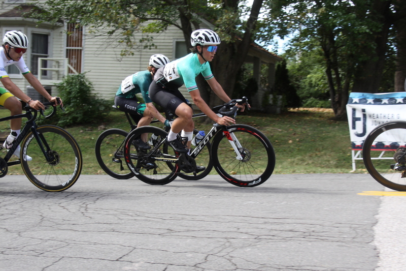 Tour de Florissant 2025 LXXXXII.jpg :: Tour de Florissant 2025/Gateway Cup 2025 - Junior A (13-14, 15-16, 17-18), 25 minutes of racing, a field of 50 - Tour de Florissant - New course for 2025! The fourth and final leg of the Gateway Cup gets underway in Historic Old Town Florissant in St. Louis County. This technical course races through one of St. Louis' most nostalgic locales. - Category 4 (CAT 4) After gaining some experience, riders can upgrade to CAT 4, where races are longer and more competitive.