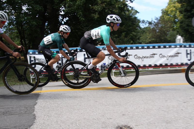 Tour de Florissant 2025 LXXXXIV.jpg :: Tour de Florissant 2025/Gateway Cup 2025 - Junior A (13-14, 15-16, 17-18), 25 minutes of racing, a field of 50 - Tour de Florissant - New course for 2025! The fourth and final leg of the Gateway Cup gets underway in Historic Old Town Florissant in St. Louis County. This technical course races through one of St. Louis' most nostalgic locales. - Category 4 (CAT 4) After gaining some experience, riders can upgrade to CAT 4, where races are longer and more competitive.