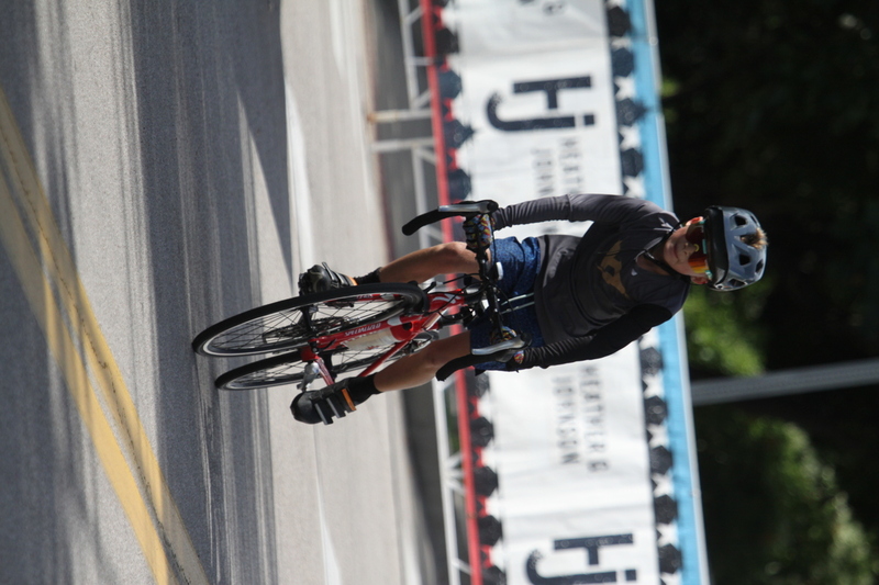 Tour de Florissant 2025 XXVI.jpg :: Tour de Florissant 2025/Gateway Cup 2025 - Juniors B (9-12 13-14)25 minutes of racing - Tour de Florissant - New course for 2025! - The fourth and final leg of the Gateway Cup gets underway in Historic Old Town Florissant in St. Louis County. This technical course races through one of St. Louis' most nostalgic locales. Note - the course has been shifted to a flat finish in front of Historic City Hall, one mild climb, 6 turns. - Category Novice (CAT NOV) This is the entry-level category for beginners. Races are shorter and less challenging to help new riders develop their skills and enjoy the sport. USA Cycling.