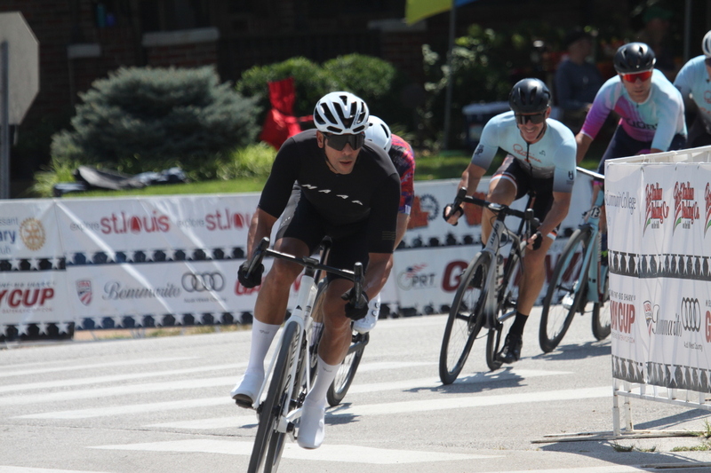 Tour de Francis Park 2025 A -LXV.jpg :: Tour de Francis Park 2025/Gateway Cup 2025 - Men's Masters 50+/60+ CAT 1-4 40minutes of racing - Fast, Wide, Smooth, and Fast, the Tour de Francis Park is a series favorite, this long, 1.2-mile course, is full throttle- featuring one super-fast downhill turn 2 that sets up a long uphill drag to the finish. Breakaway - a sudden acceleration by one or more bicyclists pulling away from the pack in a race. 
