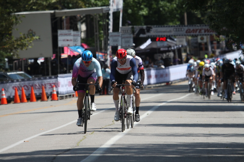 Tour de Francis Park 2025 A -LXVIII.jpg :: Tour de Francis Park 2025/Gateway Cup 2025 - Men's Masters 50+/60+ CAT 1-4 40minutes of racing - Fast, Wide, Smooth, and Fast, the Tour de Francis Park is a series favorite, this long, 1.2-mile course, is full throttle- featuring one super-fast downhill turn 2 that sets up a long uphill drag to the finish. Breakaway - a sudden acceleration by one or more bicyclists pulling away from the pack in a race. 