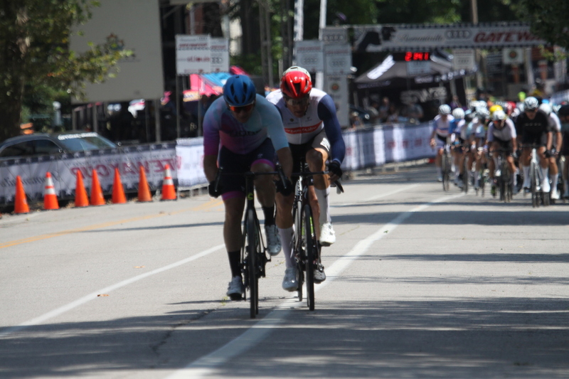 Tour de Francis Park 2025 A -LXXI.jpg :: Tour de Francis Park 2025/Gateway Cup 2025 - Men's Masters 50+/60+ CAT 1-4 40minutes of racing - Fast, Wide, Smooth, and Fast, the Tour de Francis Park is a series favorite, this long, 1.2-mile course, is full throttle- featuring one super-fast downhill turn 2 that sets up a long uphill drag to the finish. Breakaway - a sudden acceleration by one or more bicyclists pulling away from the pack in a race. 