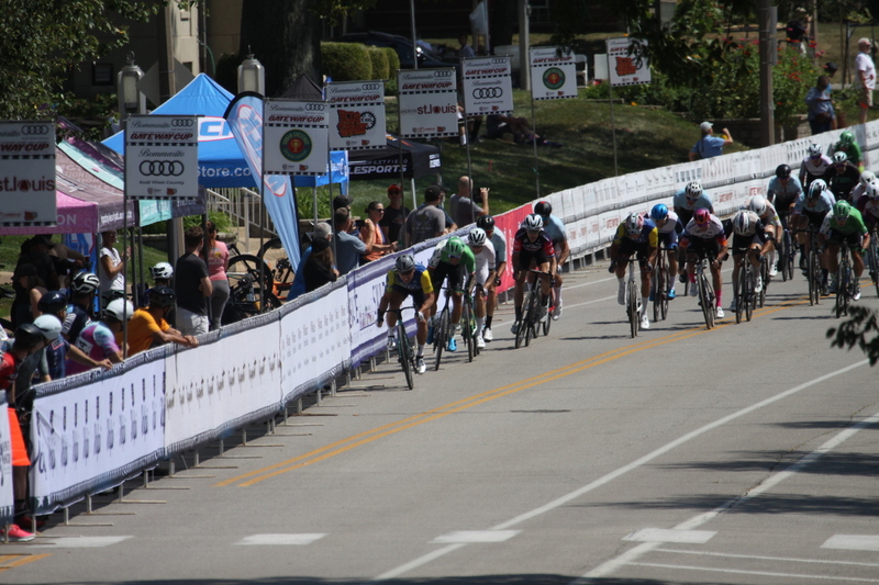 Tour de Francis Park 2025 A -LXXXVIII.jpg :: Tour de Francis Park 2025/Gateway Cup 2025 - Men's Master's 50+/60+ CAT 1-4 40minutes of racing - Fast, Wide, Smooth, and Fast, the Tour de Francis Park is a series favorite, this long, 1.2-mile course, is full throttle- featuring one super-fast downhill turn 2 that sets up a long uphill drag to the finish. Breakaway - a sudden acceleration by one or more bicyclists pulling away from the pack in a race. 