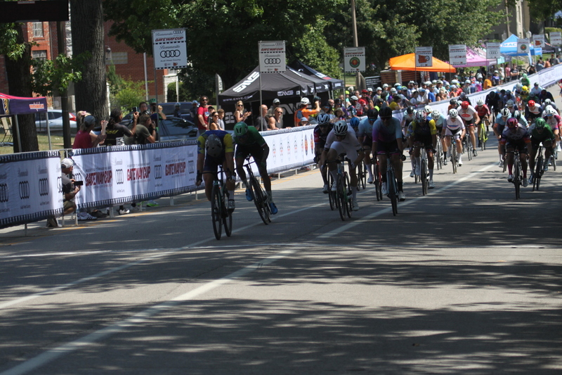 Tour de Francis Park 2025 A -LXXXXIX.jpg :: Tour de Francis Park 2025/Gateway Cup 2025 - Men's Master's 50+/60+ CAT 1-4 40minutes of racing - Fast, Wide, Smooth, and Fast, the Tour de Francis Park is a series favorite, this long, 1.2-mile course, is full throttle- featuring one super-fast downhill turn 2 that sets up a long uphill drag to the finish. Breakaway - a sudden acceleration by one or more bicyclists pulling away from the pack in a race. 