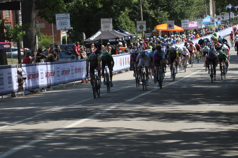 Tour de Francis Park 2025 A -LXXXXVIII.jpg :: Tour de Francis Park 2025/Gateway Cup 2025 - Men's Master's 50+/60+ CAT 1-4 40minutes of racing - Fast, Wide, Smooth, and Fast, the Tour de Francis Park is a series favorite, this long, 1.2-mile course, is full throttle- featuring one super-fast downhill turn 2 that sets up a long uphill drag to the finish. Breakaway - a sudden acceleration by one or more bicyclists pulling away from the pack in a race. 