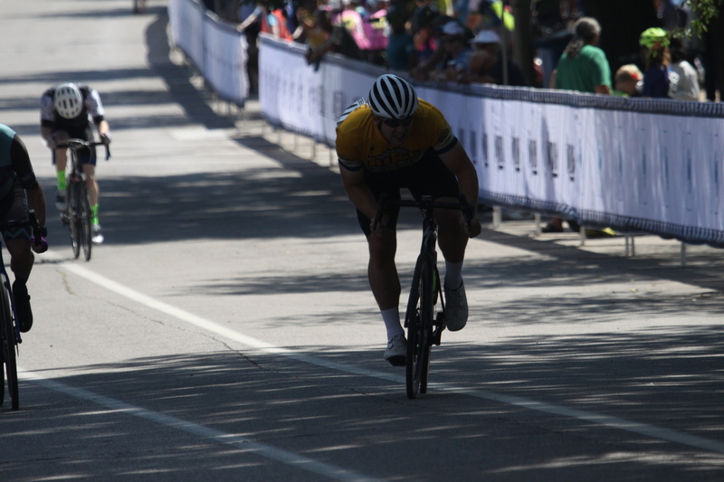 Tour de Francis Park 2025 A -XII.jpg :: Tour de Francis Park 2025/Gateway Cup 2025 - CAT 4/5, 40 minutes 1105am - the course is described as, Fast, Wide, Smooth, and Fast, the Tour de Francis Park is a series favorite. This long 1.2-mile course is full throttle - featuring one super-fast downhill turn 2 that sets up a long uphill drag to the finish. - Gateway Cup website - Breakaway - a sudden acceleration by one or more bicyclists pulling away from the pack in a race. 