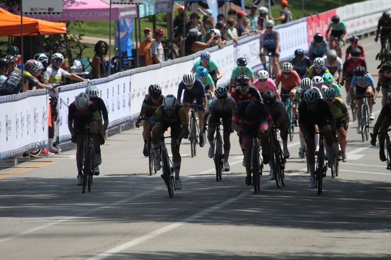 Tour de Francis Park 2025 A -XXXX.jpg :: Tour de Francis Park 2025/Gateway Cup 2025 - Women 3/4/5 & Women's 40+ 1230pm 40 minutes - Tour de Francis Park! Francis Park, named after David Rowland Francis - President of the Louisiana Purchase Exposition (the 1904 World's Fair) is known for its wide, tree lined streets and for having beautiful churches on every corner. Today the St. Louis Hills neighborhood showcases gingerbread bungalows, stately homes and some of the tidiest landscaping in St. Louis, Missouri, USA - Peloton - in a bicycle race, the term PELOTON refers to the main group of riders, also known as the PACK or BUNCH. Riders race in a pack to draft, which means they ride closely together to save energy and improve speed. 