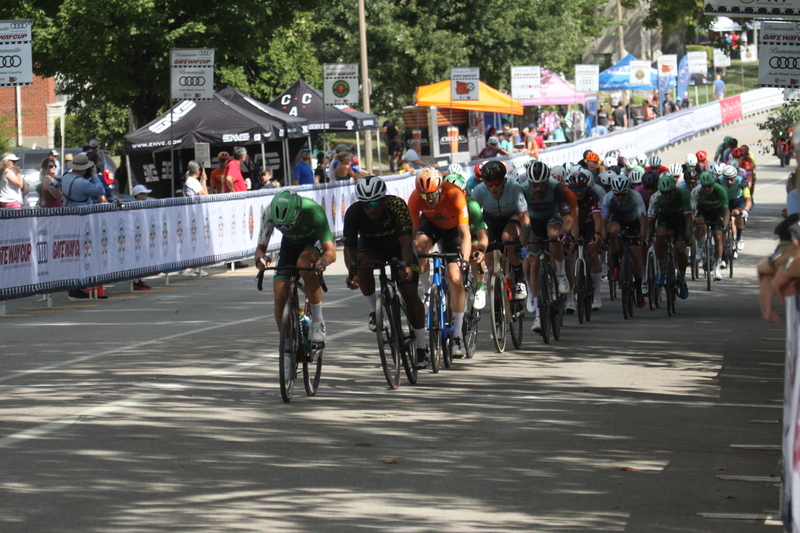 Tour de Francis Park 2025 B -CV.jpg :: Tour de Francis Park 2025/Gateway Cup 2025 - Fast, Wide, Smooth, and FAST! the Tour de Francis Park is a series favorite. This long 1.2-mile course is full throttle-featuring one super-fast downhill turn 2 that sets up a long uphill drag to the finish. A criterium, or Crit, is a bike race consisting of several laps around a closed circuit, the length of each lap or ranging from about 400 meters to 10,000 meters. USA Cycling