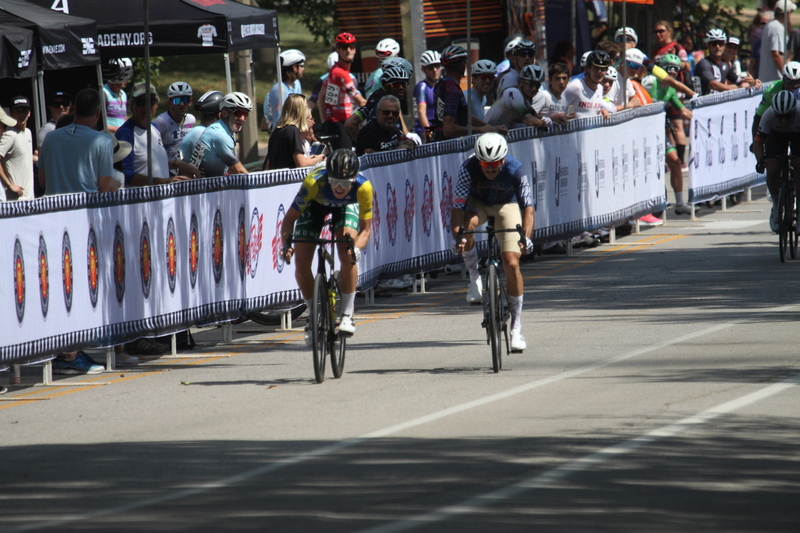 Tour de Francis Park 2025 B -LVII.jpg :: Tour de Francis Park 2025/Gateway Cup 2025 - Fast, wide, smooth, and FAST, the Tour de Francis Park is a series favorite. This long 1.2-mile course is full throttle-featuring one super-fast downhill turn 2 that sets up a long uphill drag to the finish. - Gateway Cup website - Breakaway - sudden acceleration by one or more bicyclists pulling away from the in a race. USA Cycling