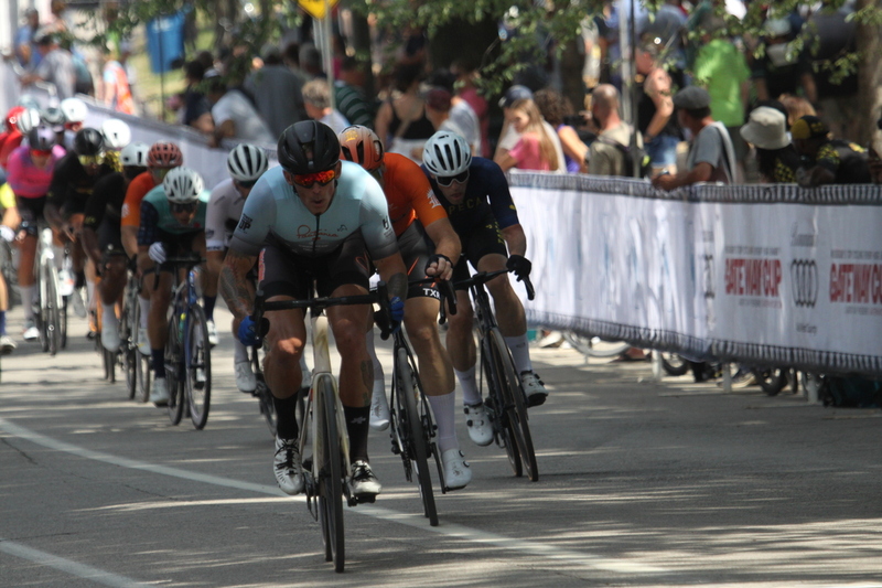 Tour de Francis Park 2025 B -LXXVII.jpg :: Tour de Francis Park 2025/Gateway Cup 2025 - Masters 40+ CAT 1-4 50-minutes of racing 210pm - Tour de Francis Park! Francis Park, named after David Rowland Francis -President of the Louisiana Purchase Exposition (the 1904 World's Fair) is known for its wide tree lined streets and for having beautiful churches on every corner. Today the St. Louis Hills neighborhood showcases gingerbread bungalows, stately homes and some of the tidiest landscaping in St. Louis. -Gateway Cup Website- Omnium-a multiple race event in track cycling. In recent years, road racing has also adopted the term to describe multi-day races that feature three primary road races events (time trial, mass start, and Criterium). USA Cycling