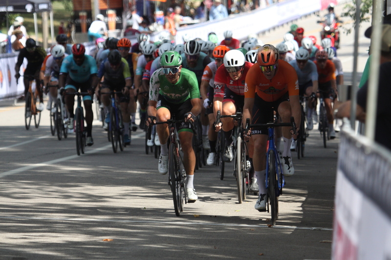 Tour de Francis Park 2025 B -LXXXIX.jpg :: Tour de Francis Park 2025/Gateway Cup 2025 - Masters 40+ CAT 1-4 50-minutes of racing 210pm - Tour de Francis Park! Francis Park, named after David Rowland Francis -President of the Louisiana Purchase Exposition (the 1904 World's Fair) is known for its wide tree lined streets and for having beautiful churches on every corner. Today the St. Louis Hills neighborhood showcases gingerbread bungalows, stately homes and some of the tidiest landscaping in St. Louis. -Gateway Cup Website- Omnium-a multiple race event in track cycling. In recent years, road racing has also adopted the term to describe multi-day races that feature three primary road races events (time trial, mass start, and Criterium). USA Cycling
