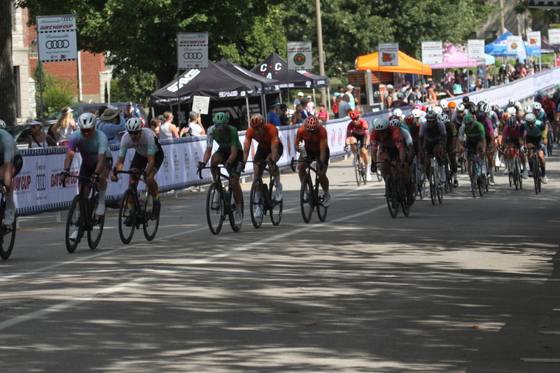 Tour de Francis Park 2025 B -LXXXXV.jpg :: Tour de Francis Park 2025/Gateway Cup 2025 - Fast, Wide, Smooth, and FAST! the Tour de Francis Park is a series favorite. This long 1.2-mile course is full throttle-featuring one super-fast downhill turn 2 that sets up a long uphill drag to the finish. A criterium, or Crit, is a bike race consisting of several laps around a closed circuit, the length of each lap or ranging from about 400 meters to 10,000 meters. USA Cycling