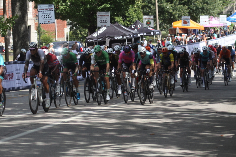 Tour de Francis Park 2025 B -LXXXXVIII.jpg :: Tour de Francis Park 2025/Gateway Cup 2025 - Fast, Wide, Smooth, and FAST! the Tour de Francis Park is a series favorite. This long 1.2-mile course is full throttle-featuring one super-fast downhill turn 2 that sets up a long uphill drag to the finish. A criterium, or Crit, is a bike race consisting of several laps around a closed circuit, the length of each lap or ranging from about 400 meters to 10,000 meters. USA Cycling