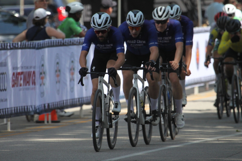 Tour de Francis Park 2025 B -XXXV.jpg :: Tour de Francis Park 2025/Gateway Cup 2025 - Fast, wide, smooth, and FAST, the Tour de Francis Park is a series favorite. This long 1.2-mile course is full throttle-featuring one super-fast downhill turn 2 that sets up a long uphill drag to the finish. - Gateway Cup website - Breakaway - sudden acceleration by one or more bicyclists pulling away from the in a race. USA Cycling