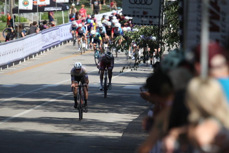 Tour de Francis Park 2025 C -LIX.jpg :: Tour de Francis Park 2025/Gateway Cup 2025 - Men's CAT 2/3 55 Minutes of racing - Tour de Francis Park! Francis Park, named after David Rowland Francis - President of the Louisiana Purchase Exposition (the 1904 World's Fair) is known for its wide tree lined streets and for having beautiful churches on every corner. Today the St. Louis Hills neighborhood showcases gingerbread bungalows, stately homes and some of the tidiest landscaping in St. Louis. - Gateway Cup website - A criterium, or Crit, is a bike race consisting of several laps around a closed circuit, the length of each lap or ranging from about 400 meters to 10,000 meters. USA Cycling