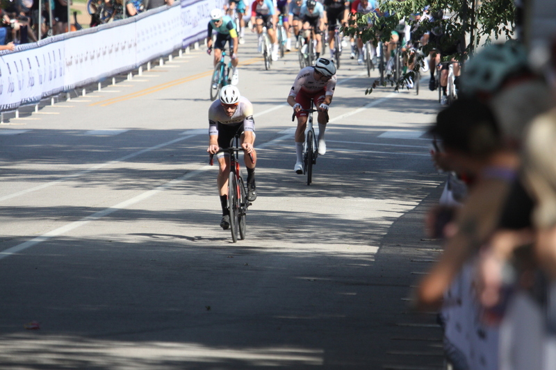 Tour de Francis Park 2025 C -LXIII.jpg :: Tour de Francis Park 2025/Gateway Cup 2025 - Men's CAT 2/3 55 Minutes of racing - Tour de Francis Park! Francis Park, named after David Rowland Francis - President of the Louisiana Purchase Exposition (the 1904 World's Fair) is known for its wide tree lined streets and for having beautiful churches on every corner. Today the St. Louis Hills neighborhood showcases gingerbread bungalows, stately homes and some of the tidiest landscaping in St. Louis. - Gateway Cup website - A criterium, or Crit, is a bike race consisting of several laps around a closed circuit, the length of each lap or ranging from about 400 meters to 10,000 meters. USA Cycling