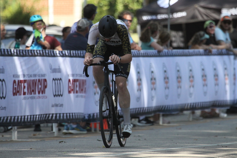Tour de Francis Park 2025 C -LXVII.jpg :: Tour de Francis Park 2025/Gateway Cup 2025 - Men's CAT 2/3 55 Minutes of racing - Tour de Francis Park! Francis Park, named after David Rowland Francis - President of the Louisiana Purchase Exposition (the 1904 World's Fair) is known for its wide tree lined streets and for having beautiful churches on every corner. Today the St. Louis Hills neighborhood showcases gingerbread bungalows, stately homes and some of the tidiest landscaping in St. Louis. - Gateway Cup website - A criterium, or Crit, is a bike race consisting of several laps around a closed circuit, the length of each lap or ranging from about 400 meters to 10,000 meters. USA Cycling