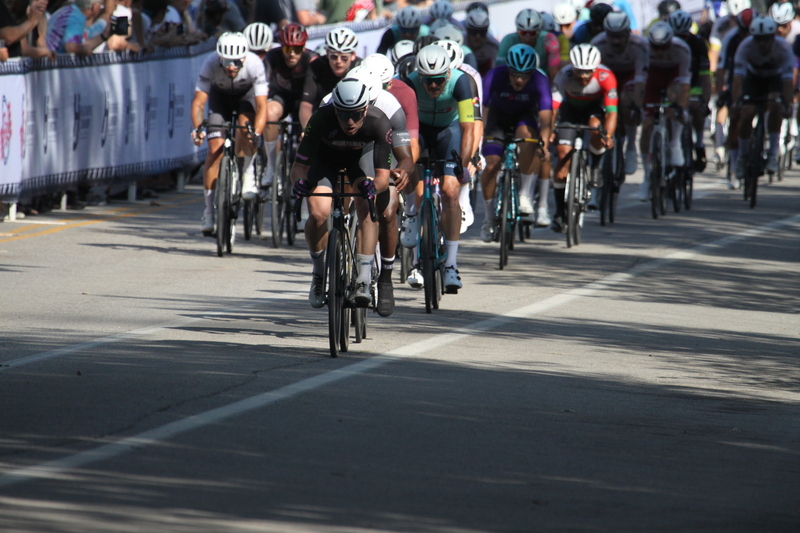 Tour de Francis Park 2025 C -LXXV.jpg :: Tour de Francis Park 2025/Gateway Cup 2025 - Men's CAT 2/3 55 Minutes of racing - Tour de Francis Park! Francis Park, named after David Rowland Francis - President of the Louisiana Purchase Exposition (the 1904 World's Fair) is known for its wide tree lined streets and for having beautiful churches on every corner. Today the St. Louis Hills neighborhood showcases gingerbread bungalows, stately homes and some of the tidiest landscaping in St. Louis. - Gateway Cup website - A criterium, or Crit, is a bike race consisting of several laps around a closed circuit, the length of each lap or ranging from about 400 meters to 10,000 meters. USA Cycling