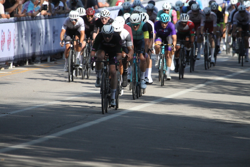 Tour de Francis Park 2025 C -LXXVI.jpg :: Tour de Francis Park 2025/Gateway Cup 2025 - Men's CAT 2/3 55 Minutes of racing - Tour de Francis Park! Francis Park, named after David Rowland Francis - President of the Louisiana Purchase Exposition (the 1904 World's Fair) is known for its wide tree lined streets and for having beautiful churches on every corner. Today the St. Louis Hills neighborhood showcases gingerbread bungalows, stately homes and some of the tidiest landscaping in St. Louis. - Gateway Cup website - A criterium, or Crit, is a bike race consisting of several laps around a closed circuit, the length of each lap or ranging from about 400 meters to 10,000 meters. USA Cycling