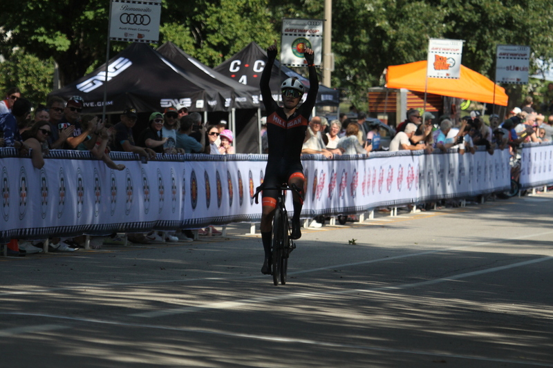 Tour de Francis Park 2025 C -LXXXI.jpg :: Tour de Francis Park 2025/Gateway Cup 2025 - Men's CAT 2/3 55 Minutes of racing - Tour de Francis Park! Francis Park, named after David Rowland Francis - President of the Louisiana Purchase Exposition (the 1904 World's Fair) is known for its wide tree lined streets and for having beautiful churches on every corner. Today the St. Louis Hills neighborhood showcases gingerbread bungalows, stately homes and some of the tidiest landscaping in St. Louis. - Gateway Cup website - A criterium, or Crit, is a bike race consisting of several laps around a closed circuit, the length of each lap or ranging from about 400 meters to 10,000 meters. USA Cycling