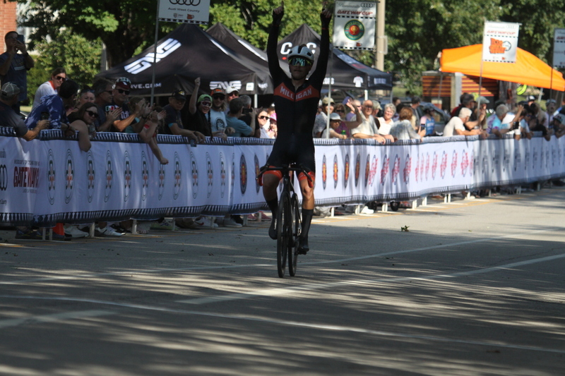Tour de Francis Park 2025 C -LXXXII.jpg :: Tour de Francis Park 2025/Gateway Cup 2025 - Men's CAT 2/3 55 Minutes of racing - Tour de Francis Park! Francis Park, named after David Rowland Francis - President of the Louisiana Purchase Exposition (the 1904 World's Fair) is known for its wide tree lined streets and for having beautiful churches on every corner. Today the St. Louis Hills neighborhood showcases gingerbread bungalows, stately homes and some of the tidiest landscaping in St. Louis. - Gateway Cup website - A criterium, or Crit, is a bike race consisting of several laps around a closed circuit, the length of each lap or ranging from about 400 meters to 10,000 meters. USA Cycling