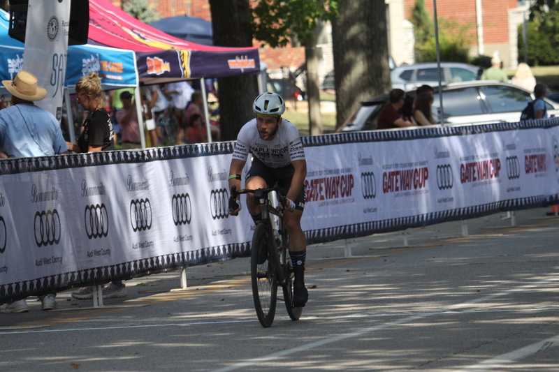 Tour de Francis Park 2025 C -XXXX.jpg :: Tour de Francis Park 2025/Gateway Cup 2025 - Men's CAT 2/3 55 Minutes of Racing - Tour de Francis Park! Francis Park, named after David Rowland Francis - President of the Louisiana Purchase Exposition (the 1904 World's Fair) is known for its wide tree lined streets and for having beautiful churches on every corner. Today the St. Louis Hills neighborhood showcases gingerbread bungalows, stately homes and some of the tidiest landscaping in St. Louis. -Gateway Cup website- Omnium -a multiple race event in track cycling. In recent years, road racing has also adopted the term to describe multi-day races that feature three primary road races events (time trial, mass start, and criterium). USA Cycling 