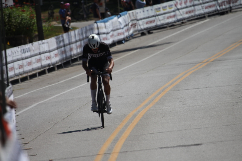 Tour de Francis Park 2025 CV.jpg :: Tour de Francis Park 2025/Gateway Cup 2025 - CAT 4/5, 40 minutes 1105am - the course is described as, Fast, Wide, Smooth, and Fast, the Tour de Francis Park is a series favorite. This long 1.2-mile course is full throttle - featuring one super-fast downhill turn 2 that sets up a long uphill drag to the finish. - Gateway Cup website - Breakaway - a sudden acceleration by one or more bicyclists pulling away from the pack in a race. 