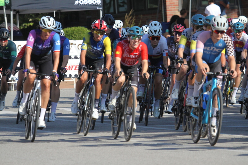 Tour de Francis Park 2025 D -.jpg :: Tour de Francis Park 2025/Gateway Cup 2025 - Women's Pro CAT 1/2 70 Minutes of racing - Tour de Francis Park! Francis Park, named after David Rowland Francis - President of the Louisiana Purchase Exposition (the 1904 World's Fair) is known for its wide tree lined streets and for having beautiful churches on every corner. Today the St. Louis Hills neighborhood Showcases gingerbread bungalows, stately homes and some of the tidiest landscaping in St. Louis. - Gateway Cup Website - Riders that have been significantly delayed (have to get off bikes, step overriders, forced detour off course to continue, etc.) may report for a free lap. Rider's reporting are subject to the decision of the officials monitoring the course to allow the free lap. (web) Riders no longer have a free lap with four laps to the finish. Riders not on pace will be removed with four laps to the finish. This will remove slower riders not on lead lap and clear the course for riders sprinting for position. 