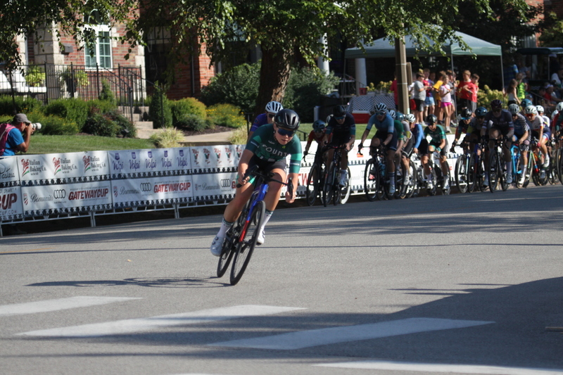 Tour de Francis Park 2025 D -II.jpg :: Tour de Francis Park 2025/Gateway Cup 2025 - Women's Pro CAT 1/2 70 Minutes of racing - Tour de Francis Park! Francis Park, named after David Rowland Francis - President of the Louisiana Purchase Exposition (the 1904 World's Fair) is known for its wide tree lined streets and for having beautiful churches on every corner. Today the St. Louis Hills neighborhood Showcases gingerbread bungalows, stately homes and some of the tidiest landscaping in St. Louis. - Gateway Cup Website - Riders that have been significantly delayed (have to get off bikes, step overriders, forced detour off course to continue, etc.) may report for a free lap. Rider's reporting are subject to the decision of the officials monitoring the course to allow the free lap. (web) Riders no longer have a free lap with four laps to the finish. Riders not on pace will be removed with four laps to the finish. This will remove slower riders not on lead lap and clear the course for riders sprinting for position. 