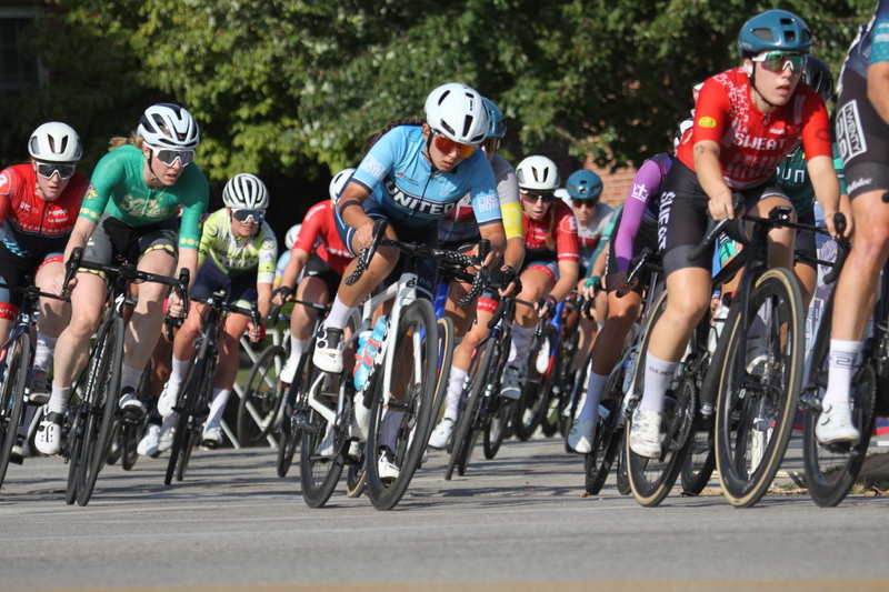 Tour de Francis Park 2025 D -XIX.jpg :: Tour de Francis Park 2025/Gateway Cup 2025 - Women's Pro CAT 1/2 70 Minutes of racing - Tour de Francis Park! Francis Park, named after David Rowland Francis - President of the Louisiana Purchase Exposition (the 1904 World's Fair) is known for its wide tree lined streets and for having beautiful churches on every corner. Today the St. Louis Hills neighborhood Showcases gingerbread bungalows, stately homes and some of the tidiest landscaping in St. Louis. - Gateway Cup Website - Riders that have been significantly delayed (have to get off bikes, step overriders, forced detour off course to continue, etc.) may report for a free lap. Rider's reporting are subject to the decision of the officials monitoring the course to allow the free lap. (web) Riders no longer have a free lap with four laps to the finish. Riders not on pace will be removed with four laps to the finish. This will remove slower riders not on lead lap and clear the course for riders sprinting for position. 