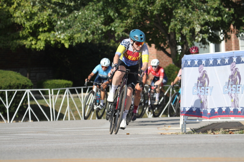 Tour de Francis Park 2025 D -XV.jpg :: Tour de Francis Park 2025/Gateway Cup 2025 - Women's Pro CAT 1/2 70 Minutes of racing - Tour de Francis Park! Francis Park, named after David Rowland Francis - President of the Louisiana Purchase Exposition (the 1904 World's Fair) is known for its wide tree lined streets and for having beautiful churches on every corner. Today the St. Louis Hills neighborhood Showcases gingerbread bungalows, stately homes and some of the tidiest landscaping in St. Louis. - Gateway Cup Website - Riders that have been significantly delayed (have to get off bikes, step overriders, forced detour off course to continue, etc.) may report for a free lap. Rider's reporting are subject to the decision of the officials monitoring the course to allow the free lap. (web) Riders no longer have a free lap with four laps to the finish. Riders not on pace will be removed with four laps to the finish. This will remove slower riders not on lead lap and clear the course for riders sprinting for position. 