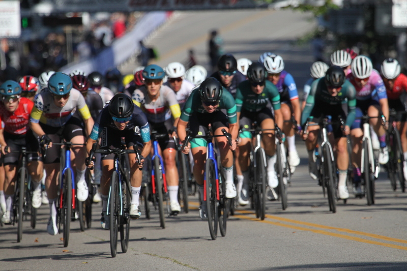 Tour de Francis Park 2025 D -XXXII.jpg :: Tour de Francis Park 2025/Gateway Cup 2025 - Women's Pro 1/2 70 Minutes of racing - Fast, Wide, Smooth, and FAST, the Tour de Francis Park is a series favorite. This long 1.2-mile course, is full throttle-feature one super-fast downhill Turn 2 that sets up a long uphill drag to the finish. -Gateway Cup webpage - A criterium, or crit, is a bike race consisting of several laps around a closed circuit, the length of each lap or ranging from about 400 meters to 10,000 meters. (Criterium webpage)