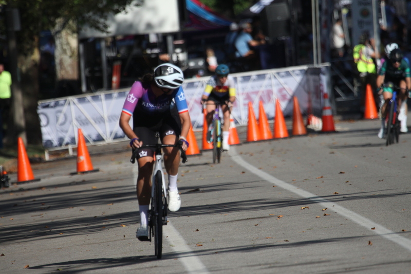 Tour de Francis Park 2025 D -XXXVIII.jpg :: Tour de Francis Park 2025/Gateway Cup 2025 - Women's Pro 1/2 70 Minutes of racing - Fast, Wide, Smooth, and FAST, the Tour de Francis Park is a series favorite. This long 1.2-mile course, is full throttle-feature one super-fast downhill Turn 2 that sets up a long uphill drag to the finish. -Gateway Cup webpage - A criterium, or crit, is a bike race consisting of several laps around a closed circuit, the length of each lap or ranging from about 400 meters to 10,000 meters. (Criterium webpage)