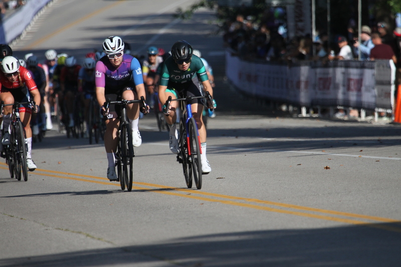 Tour de Francis Park 2025 D -XXXXI.jpg :: Tour de Francis Park 2025/Gateway Cup 2025 - Women's Pro 1/2 70 Minutes of racing - Fast, Wide, Smooth, and FAST, the Tour de Francis Park is a series favorite. This long 1.2-mile course, is full throttle-feature one super-fast downhill Turn 2 that sets up a long uphill drag to the finish. -Gateway Cup webpage - A criterium, or crit, is a bike race consisting of several laps around a closed circuit, the length of each lap or ranging from about 400 meters to 10,000 meters. (Criterium webpage)