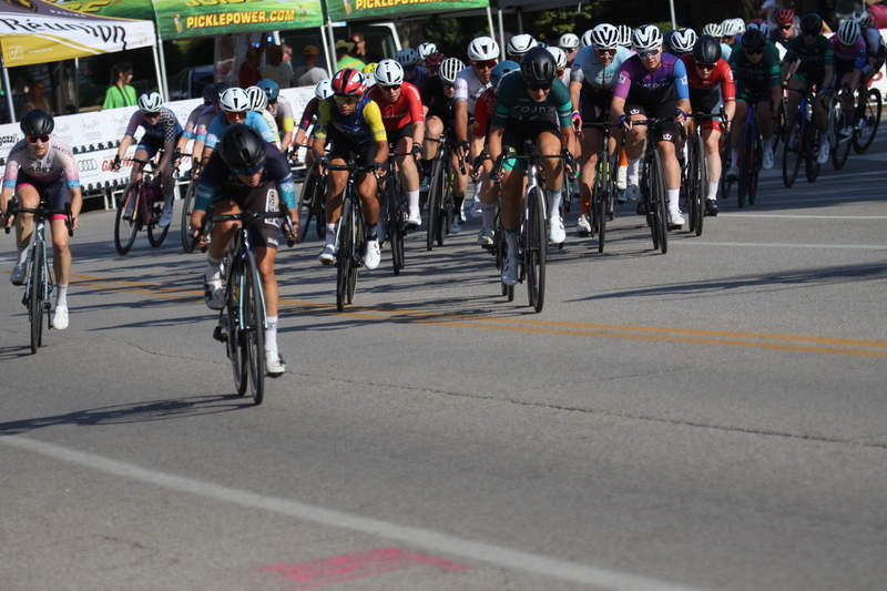 Tour de Francis Park 2025 D -XXXXVI.jpg :: Tour de Francis Park 2025/Gateway Cup 2025 - Women's Pro 1/2 70 Minutes of racing - Fast, Wide, Smooth, and FAST, the Tour de Francis Park is a series favorite. This long 1.2-mile course, is full throttle-feature one super-fast downhill Turn 2 that sets up a long uphill drag to the finish. -Gateway Cup webpage - A criterium, or crit, is a bike race consisting of several laps around a closed circuit, the length of each lap or ranging from about 400 meters to 10,000 meters. (Criterium webpage)