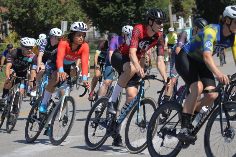Tour de Francis Park 2025 LXIX.jpg :: Tour de Francis Park 2025/Gateway Cup 2025 - Men's CAT 4/5 40 Minute race 1105am - Tour de Francis Park! Francis Park, named after David Rowland Francis - President of the Louisiana Purchase Exposition (the 1904 World's Fair) is known for its wide, tree lined streets and for having beautiful churches on every corner. Today the St. Louis Hills neighborhood showcases gingerbread bungalows, stately homes and some of the tidiest landscaping in St. Louis. Gateway Cup Website- St. Louis hosts the Labor Day Omnium - Omnium - a multiple race event in track cycling. In recent years, road racing has also adopted the term to describe multi-day races that feature three primary road races events (time trial, mass start, and criterium).  USA Cycling
