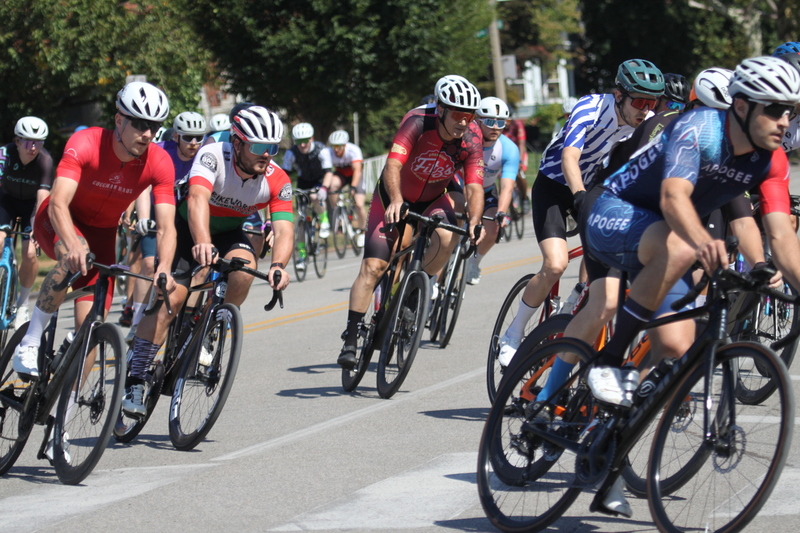 Tour de Francis Park 2025 LXVI.jpg :: Tour de Francis Park 2025/Gateway Cup 2025 - Men's CAT 4/5 40 Minute race 1105am - Tour de Francis Park! Francis Park, named after David Rowland Francis - President of the Louisiana Purchase Exposition (the 1904 World's Fair) is known for its wide, tree lined streets and for having beautiful churches on every corner. Today the St. Louis Hills neighborhood showcases gingerbread bungalows, stately homes and some of the tidiest landscaping in St. Louis. Gateway Cup Website- St. Louis hosts the Labor Day Omnium - Omnium - a multiple race event in track cycling. In recent years, road racing has also adopted the term to describe multi-day races that feature three primary road races events (time trial, mass start, and criterium).  USA Cycling