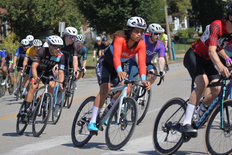 Tour de Francis Park 2025 LXX.jpg :: Tour de Francis Park 2025/Gateway Cup 2025 - Men's CAT 4/5 40 Minute race 1105am - Tour de Francis Park! Francis Park, named after David Rowland Francis - President of the Louisiana Purchase Exposition (the 1904 World's Fair) is known for its wide, tree lined streets and for having beautiful churches on every corner. Today the St. Louis Hills neighborhood showcases gingerbread bungalows, stately homes and some of the tidiest landscaping in St. Louis. Gateway Cup Website- St. Louis hosts the Labor Day Omnium - Omnium - a multiple race event in track cycling. In recent years, road racing has also adopted the term to describe multi-day races that feature three primary road races events (time trial, mass start, and criterium).  USA Cycling