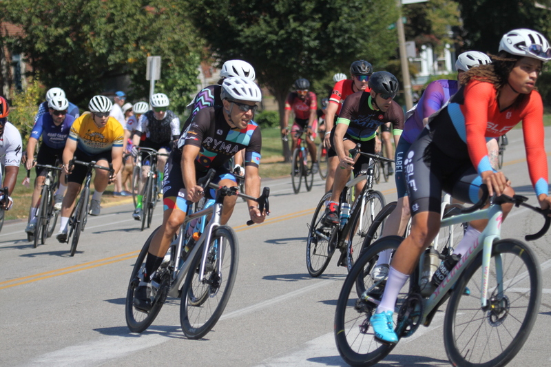 Tour de Francis Park 2025 LXXI.jpg :: Tour de Francis Park 2025/Gateway Cup 2025 - Men's CAT 4/5 40 Minute race 1105am - Tour de Francis Park! Francis Park, named after David Rowland Francis - President of the Louisiana Purchase Exposition (the 1904 World's Fair) is known for its wide, tree lined streets and for having beautiful churches on every corner. Today the St. Louis Hills neighborhood showcases gingerbread bungalows, stately homes and some of the tidiest landscaping in St. Louis. Gateway Cup Website- St. Louis hosts the Labor Day Omnium - Omnium - a multiple race event in track cycling. In recent years, road racing has also adopted the term to describe multi-day races that feature three primary road races events (time trial, mass start, and criterium).  USA Cycling